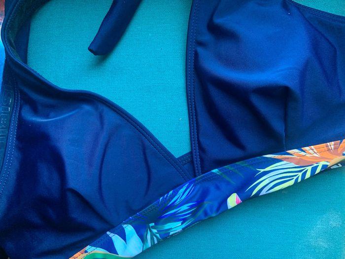 Maillot de bain bleu marine 2 pièces Shein - photo numéro 3