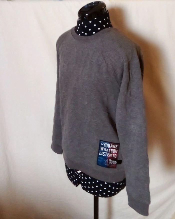 Pull/sweat gris IKKS We are young taille S - photo numéro 2