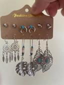 Ensemble de boucles d’oreilles