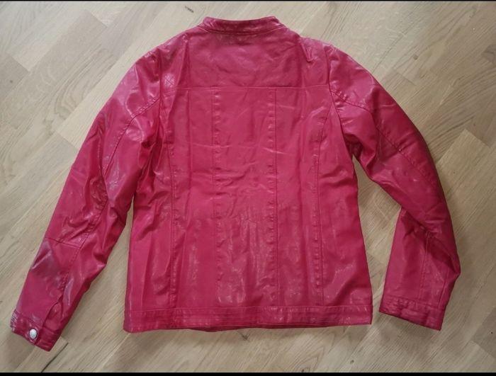 Veste cuir fille fushia - photo numéro 4