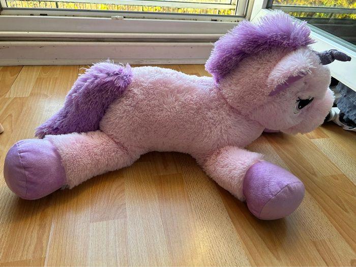 Peluche licorne violette - photo numéro 2