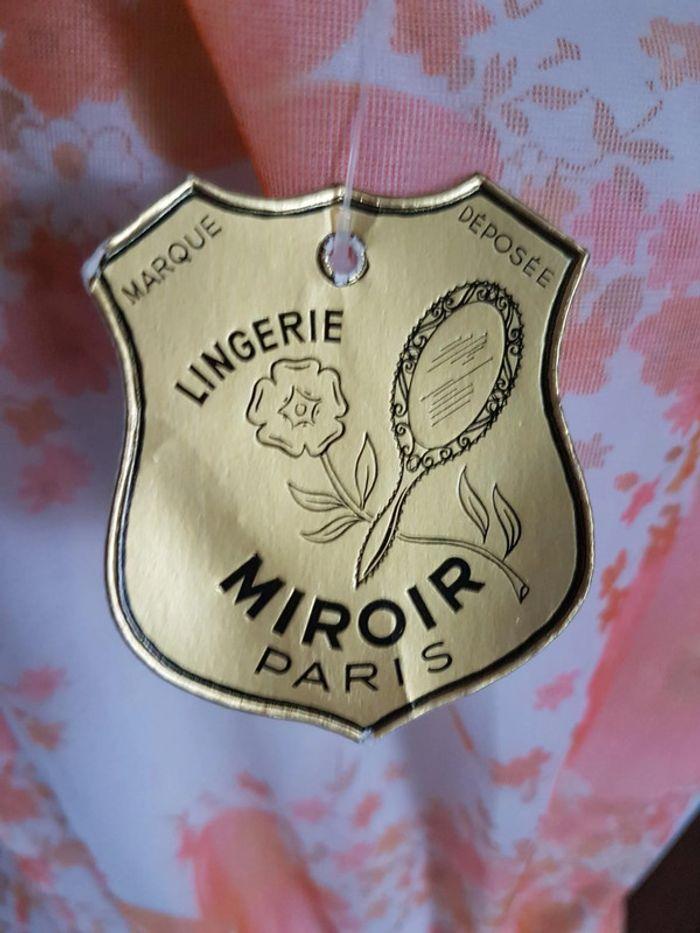 Superbe chemise de nuit vintage marque lingerie Miroir Paris - photo numéro 5