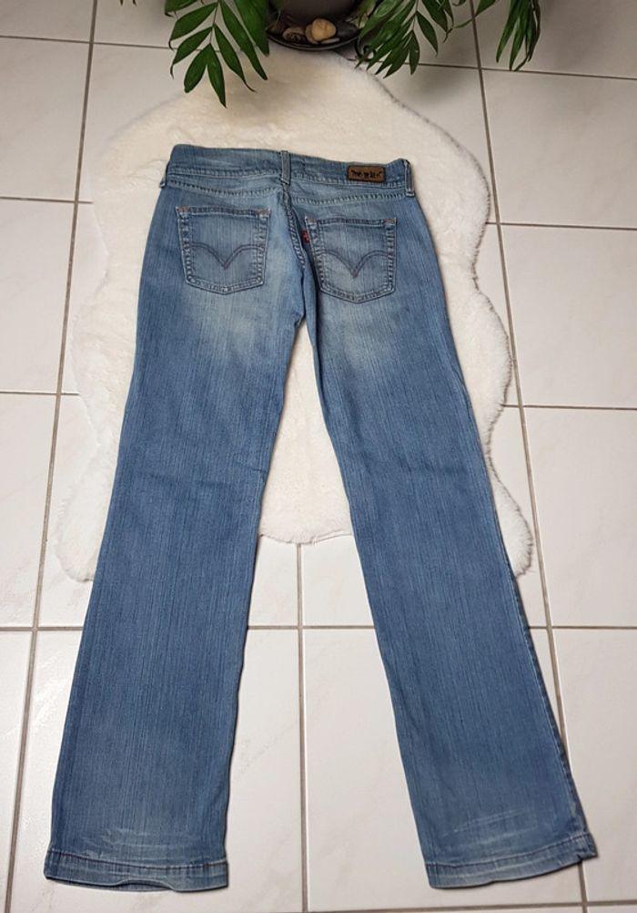 Jean Levi's Eve Square Cut Straight Leg W29 L32 Bleu - photo numéro 3