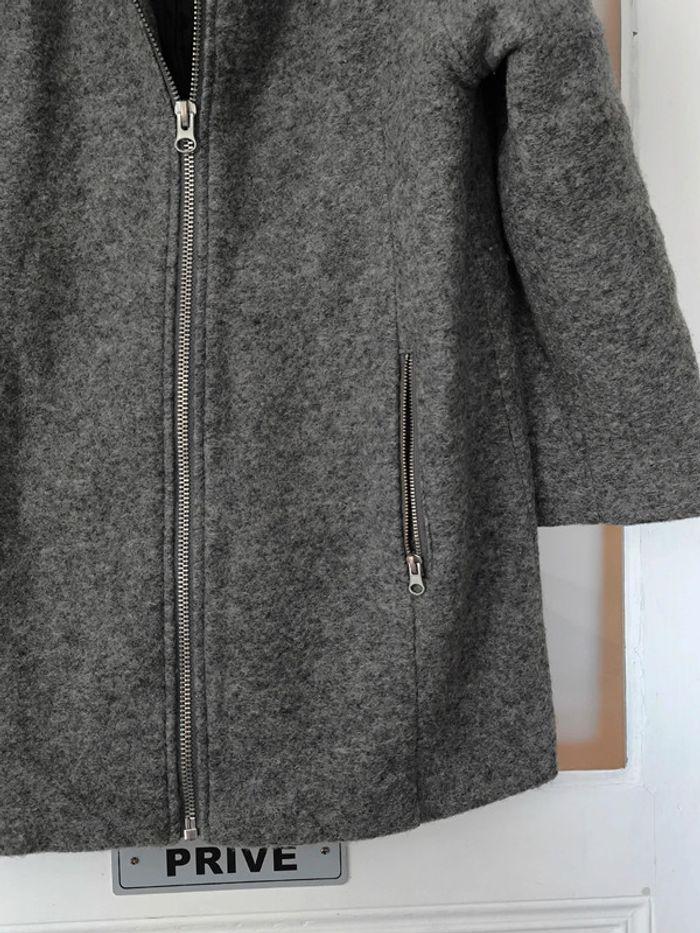 🤎 Manteau laine feutrée Pimkie 36 🤎 - photo numéro 7