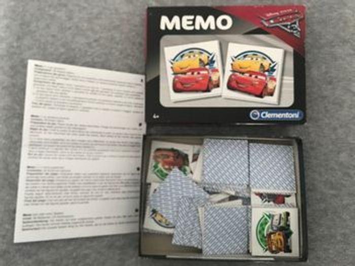 Jeu memo Cars complet