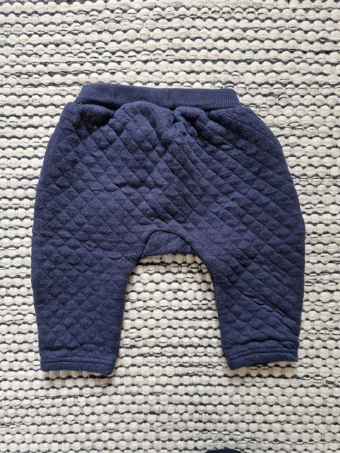 Pantalon sarouel TAO bleu t.12 mois - photo numéro 2