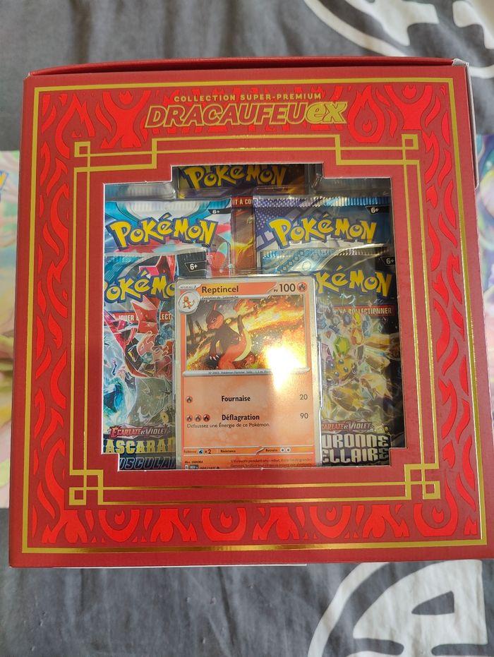 Coffret Dracaufeu Ex super premium neuf fr - photo numéro 3