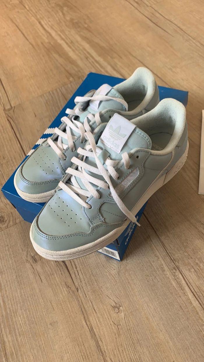 Baskets Adidas continental bleues - photo numéro 4