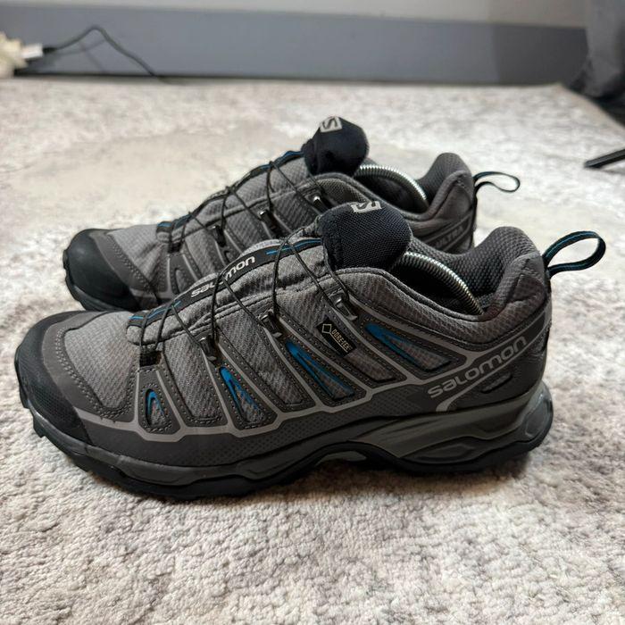 Salomon X Ultra Gore-Tex Grey & Blue & Black - photo numéro 5