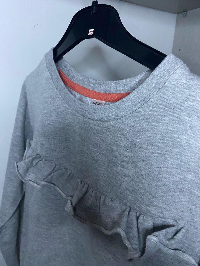 Pull gris fille 12ans - photo numéro 2