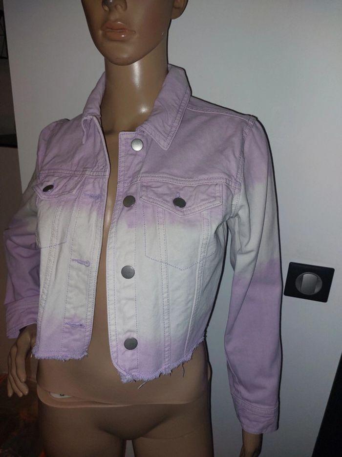 Veste jean dégradée jennyfer taille XS - photo numéro 2