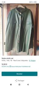 Veste ou chemise simi cuir