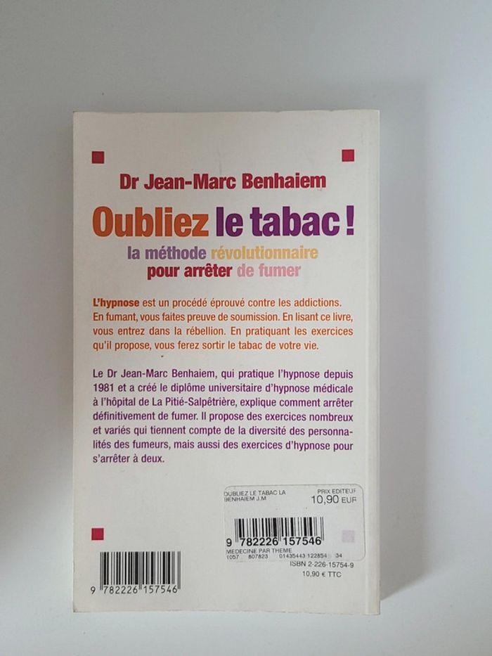 Livre oubliez le tabac ! La méthode révolutionnaire - photo numéro 2