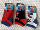 3 paires de socquettes spiderman