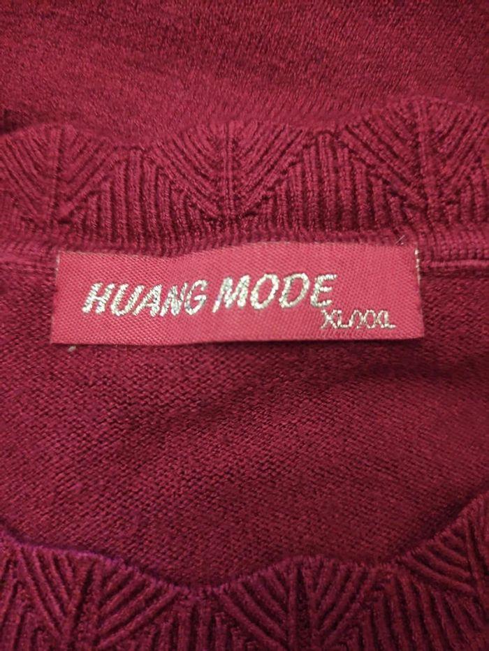 Pull fantaisie framboise Huang mode Taille XL - photo numéro 4