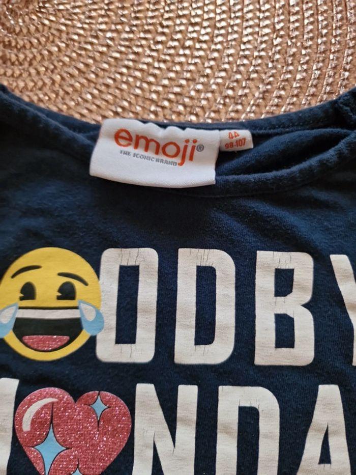 T shirt emoji manche longue 4 ans - photo numéro 2