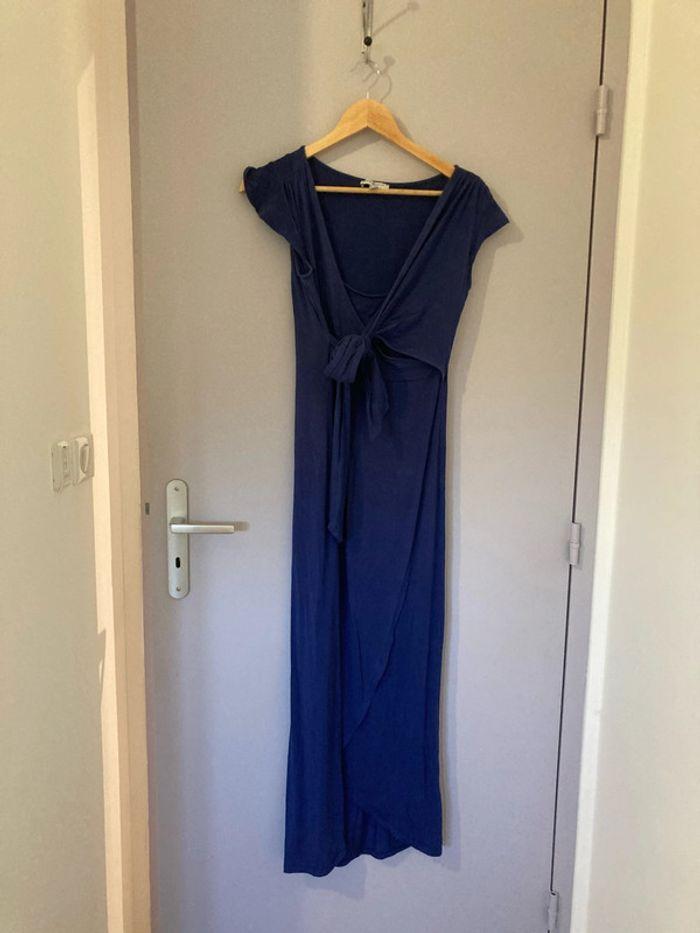 Robe bleu allaitement - photo numéro 1