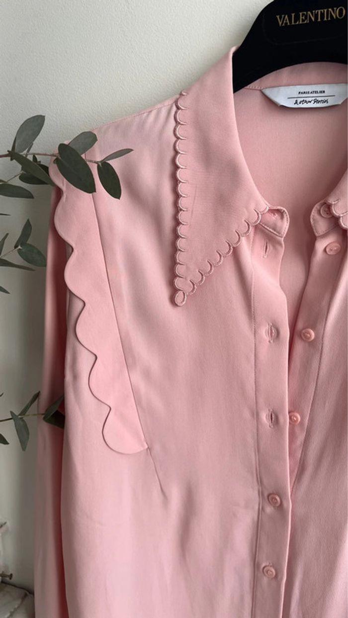 Chemise rosé pâle taille 36 - photo numéro 3