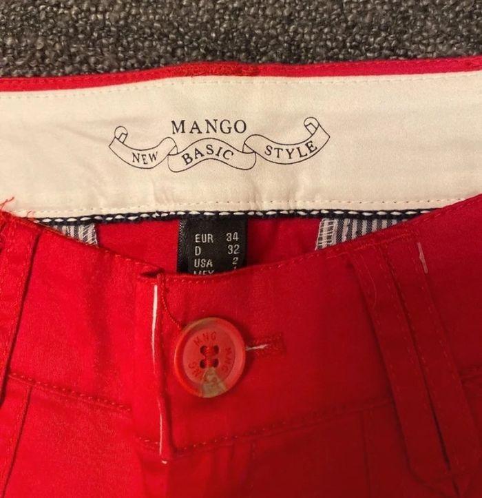 Pantalon rouge Mango femme - Taille 34, style unique et parfait état 🔥 - photo numéro 3