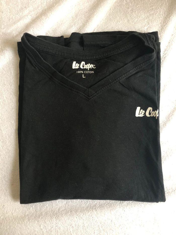 T shirt noir lee cooper taille L - photo numéro 1