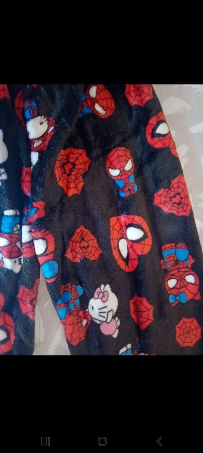 Pantalon pyjama polaire spiderman et hello kitty - photo numéro 3