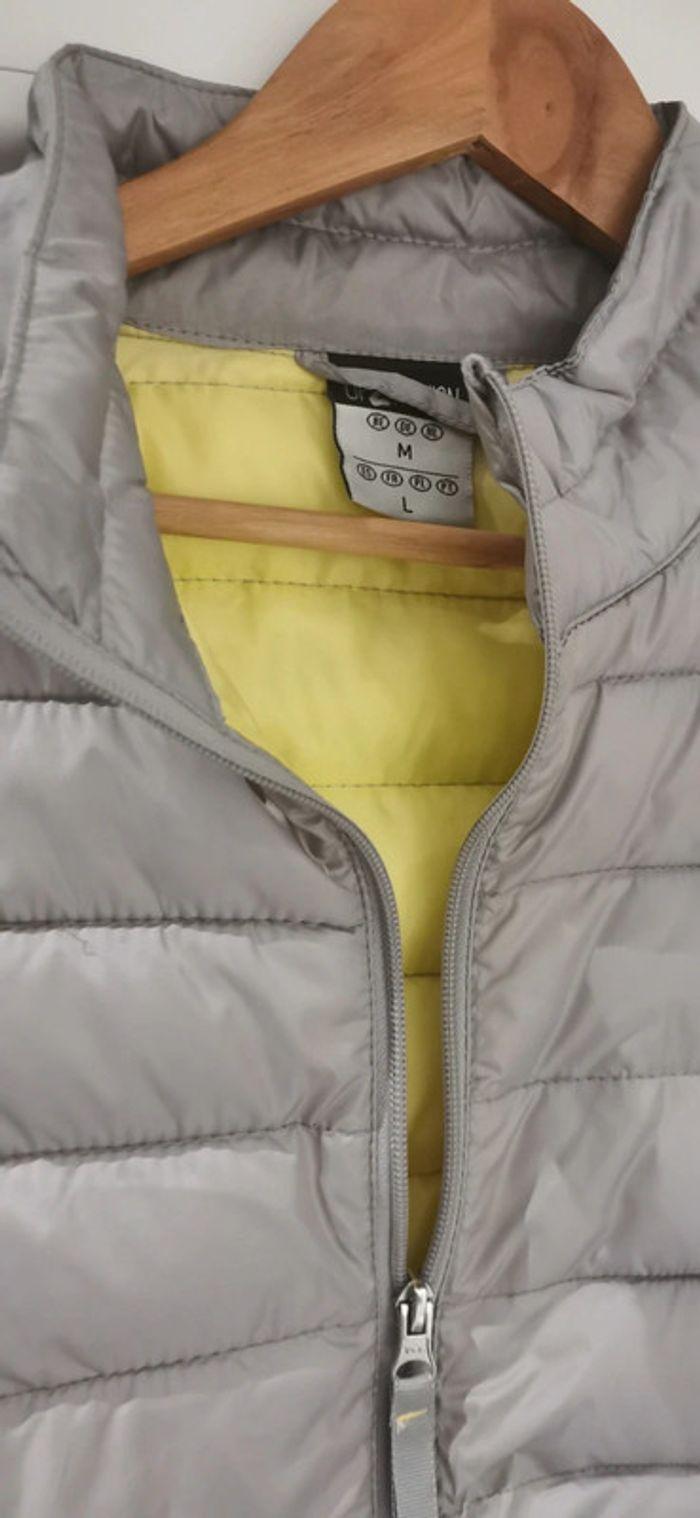 Veste grise jaune taille L - photo numéro 2