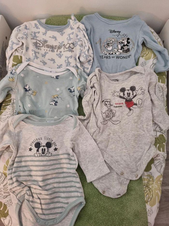 Lot bodys Mickey 3 m édition 100 ans - photo numéro 1