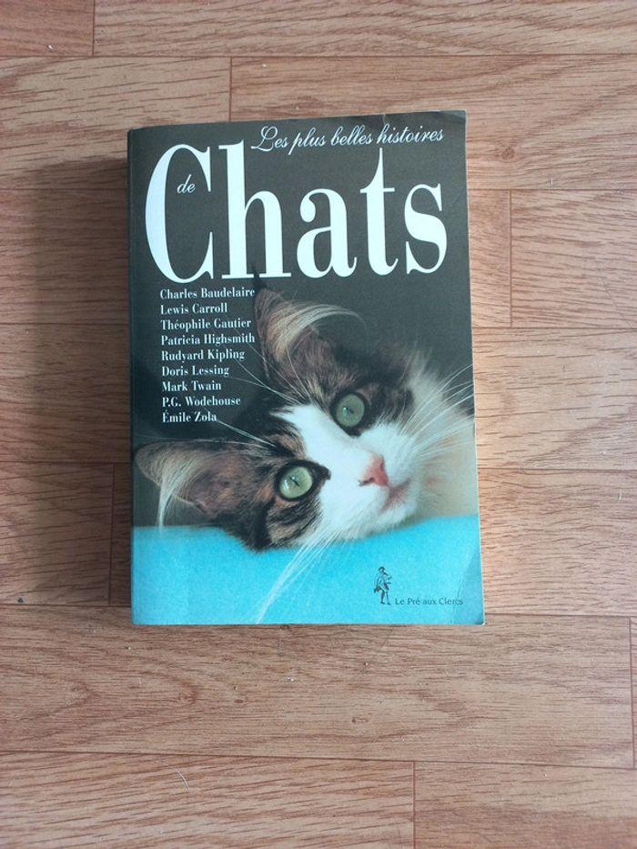 Livre les plus belles histoires de chats