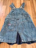 Salopette robe jean ikks 18 mois