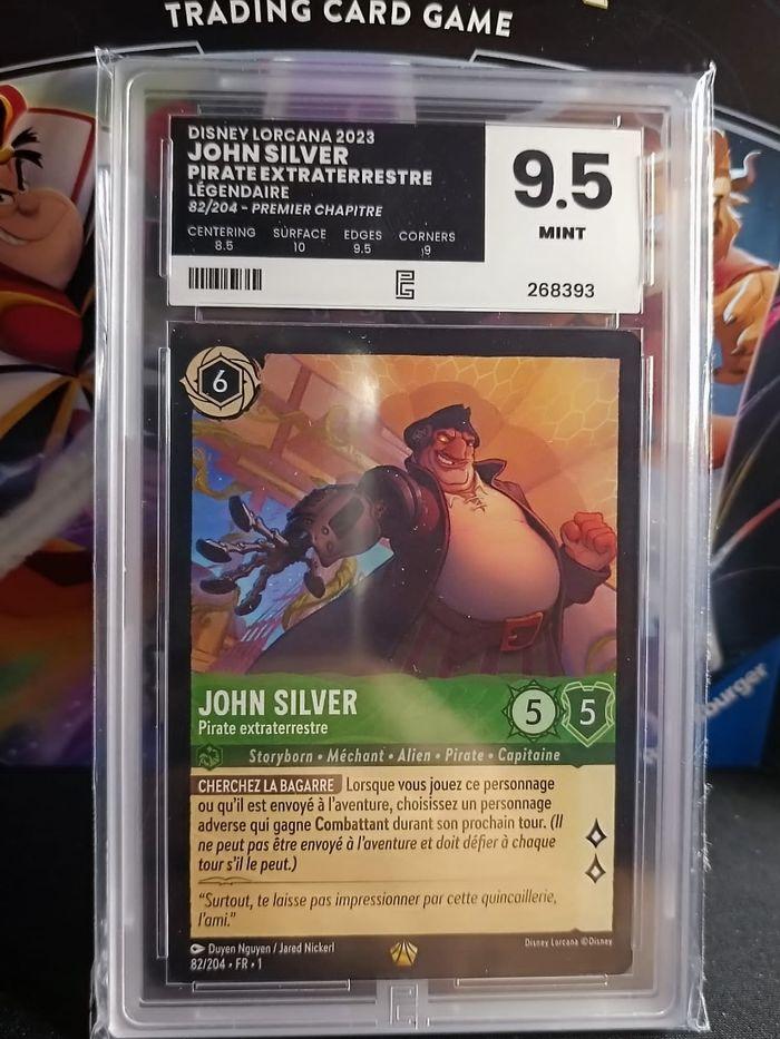 Lorcana John Silver gradée