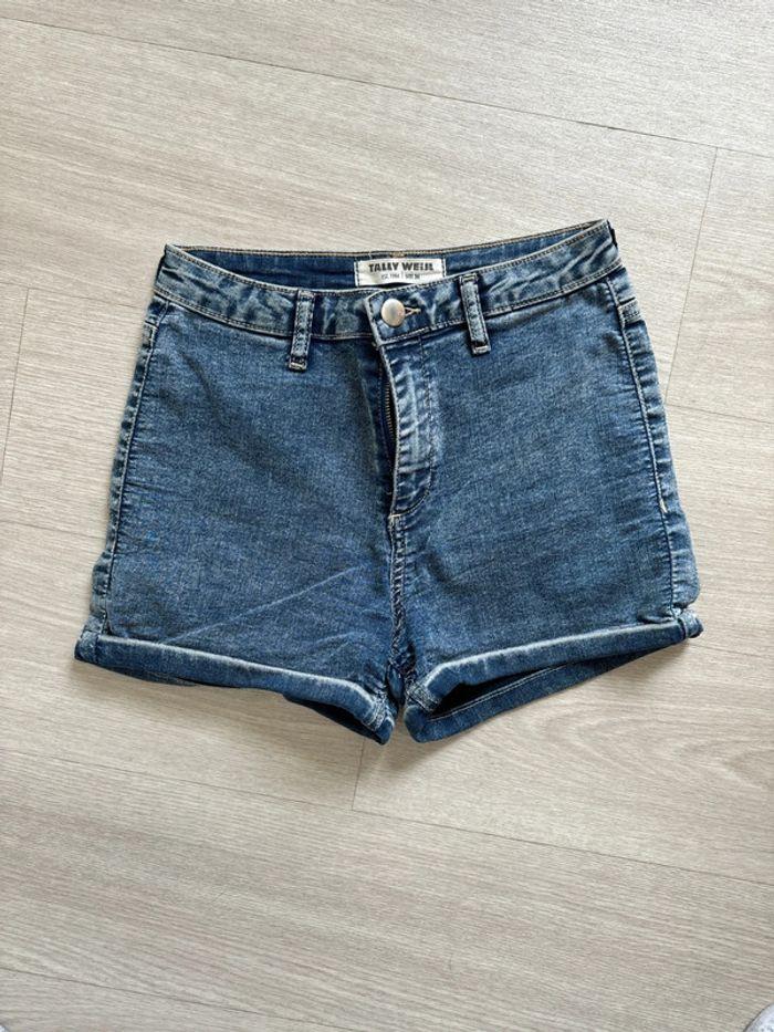 Short jean taille haute - photo numéro 1