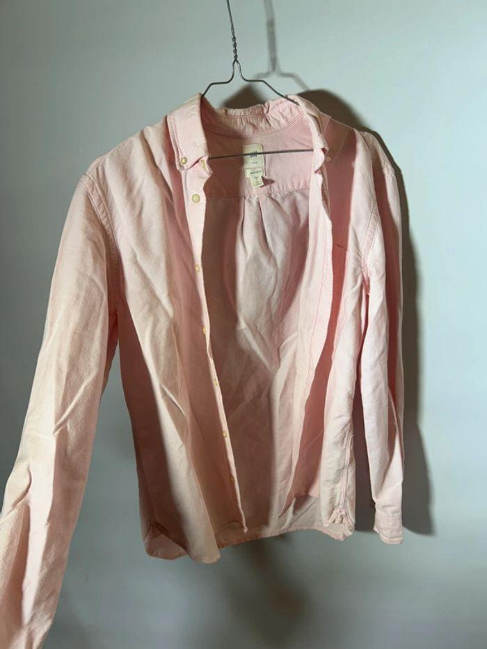 Chemise rose pale homme - photo numéro 1