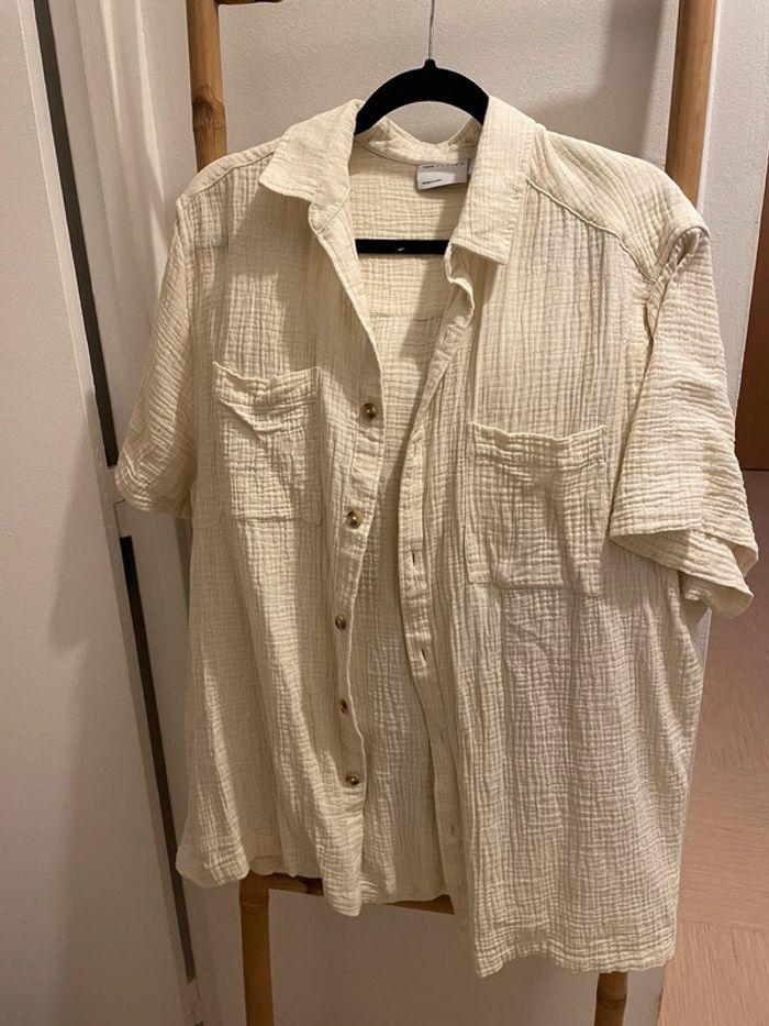 Chemise ou sur chemise beige écru - photo numéro 1