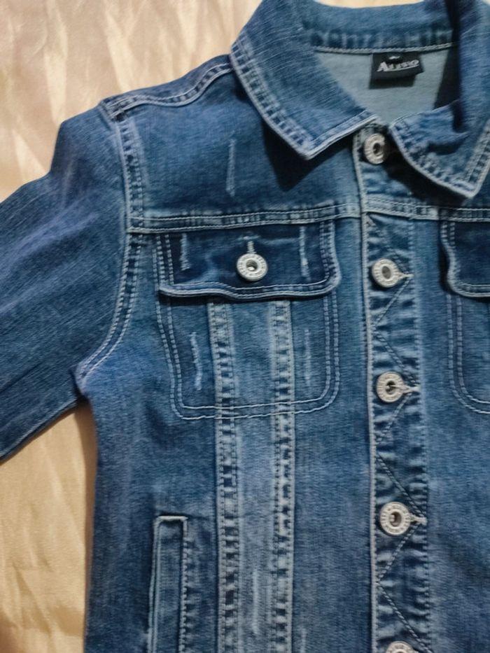 Veste en jeans 8 ans - photo numéro 3