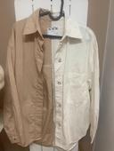 Chemise oversize bicolore Bershka