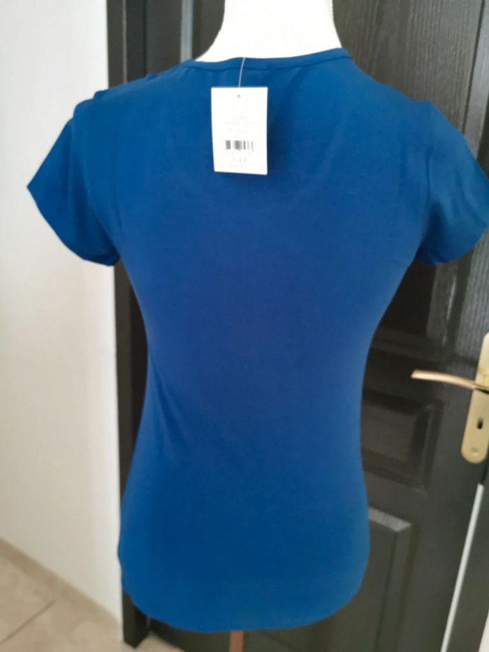 Tee shirt manches courtes 64 bleu XS - photo numéro 2