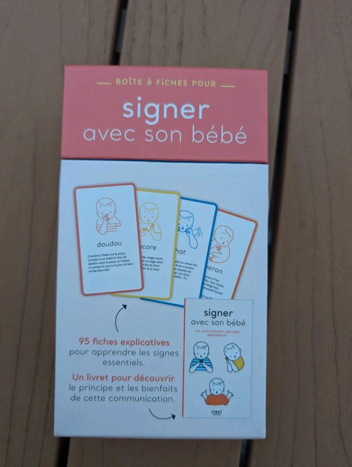 Carte " Signer avec son bébé" - photo numéro 2