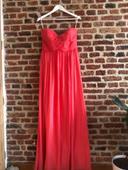 Robe demoiselle d’honneur corail