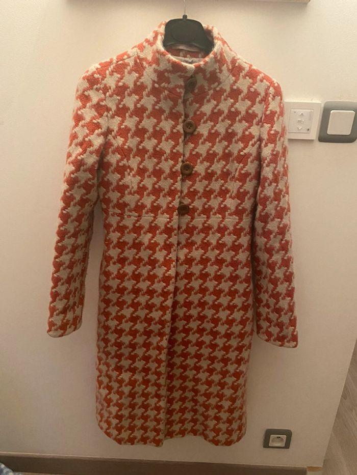 Manteau vintage pied de poule - photo numéro 1