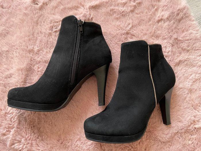 Bottines talons noirs - photo numéro 3