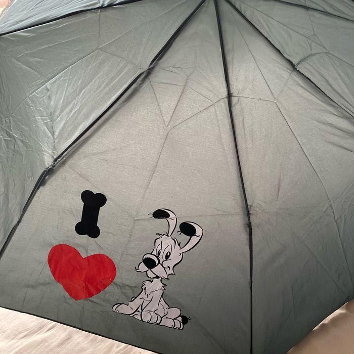 Parapluie gris avec motif Idefix - photo numéro 1