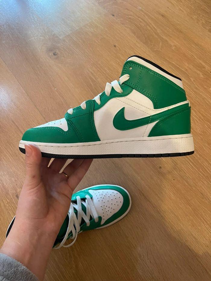 Air Jordan 1 mid lucky Green - photo numéro 7