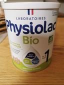 Lait 1er âge physiolac bio 400 gr