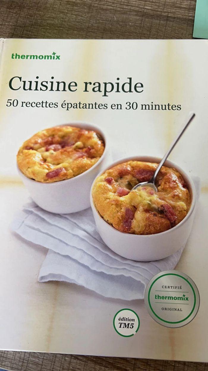 Livre recettes thermomix cuisine rapide - photo numéro 1