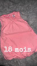 Robe boule rose corail