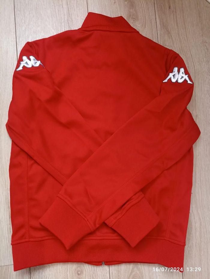 Veste kappa rouge bordeau taille 10 ans  140 cm - photo numéro 6