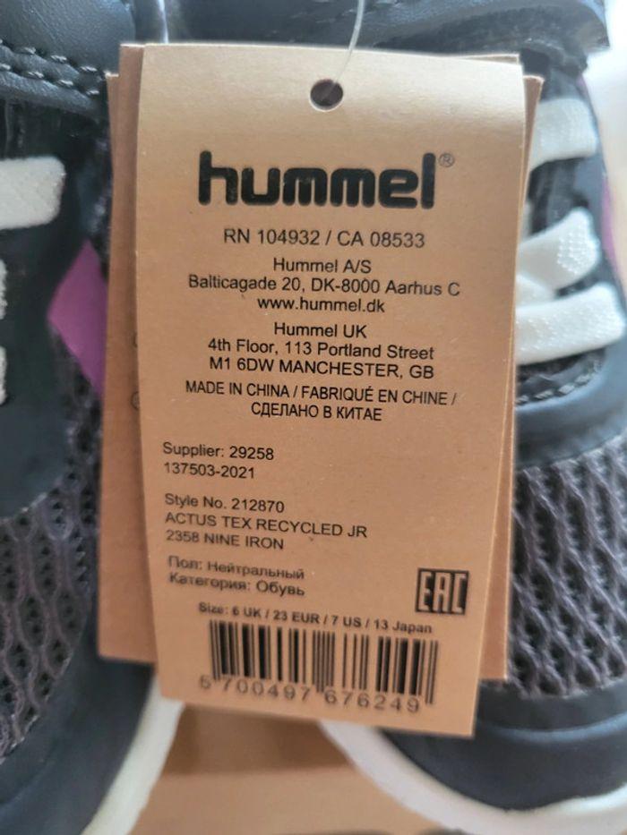 Baskets Hummel neuves gris pointure 23 - photo numéro 6