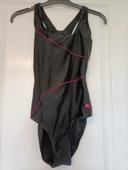 Maillot de bain 36 noir et rose