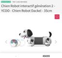 Chien Robot interactif génération 2 - YCOO - Chien Robot Dackel - 35cm