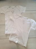 Lot de 2 tee shirts blancs Absorba 12mois